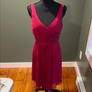 Elegant Pink Sleeveless Dress